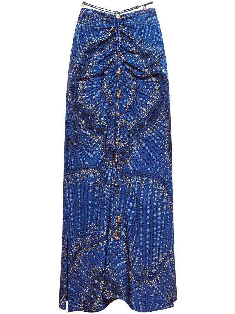 graphic-print skirt - 1