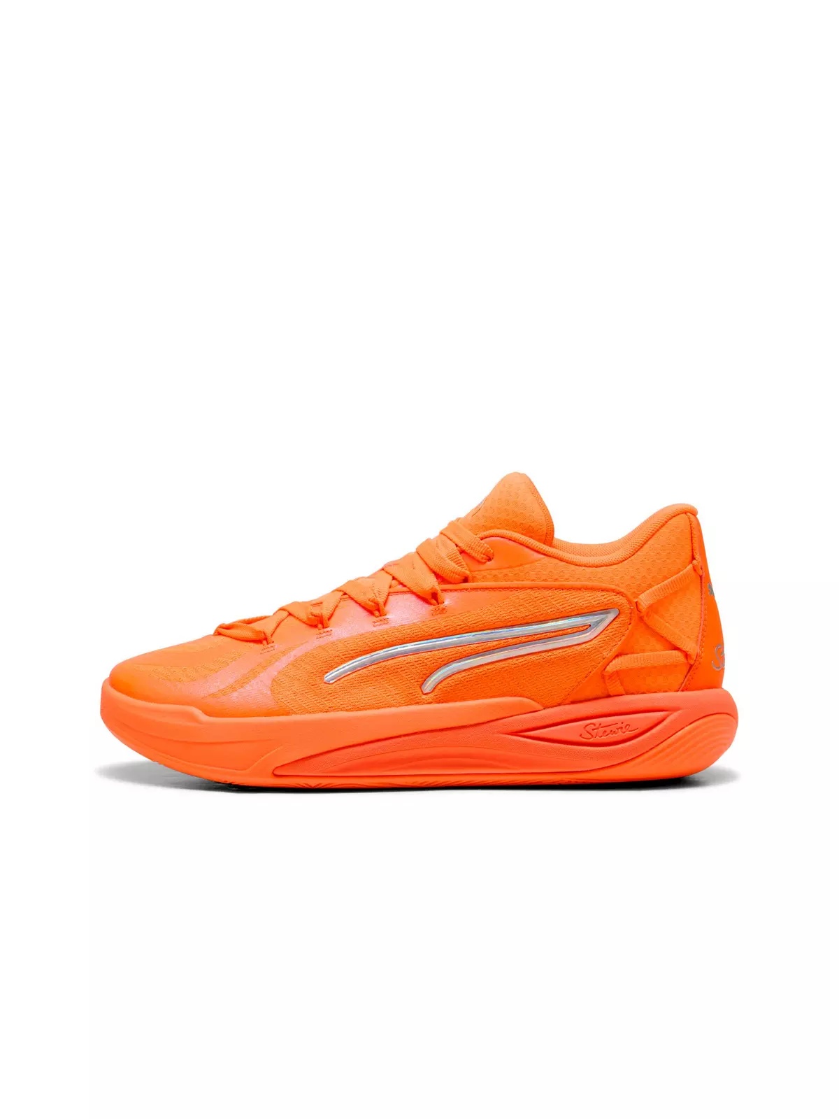 PUMA Stewie 4 Flawless "Sun Stream/Fluro Orange Pes" Women's Basketball Shoe - 2