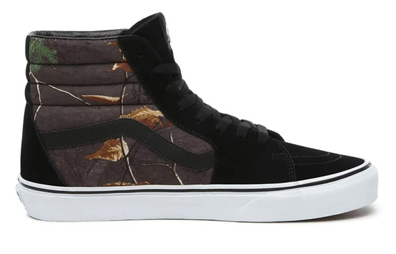 Vans Realtree Xtra x Vans SK8-HI Crossover Casual Skateboarding Shoes Unisex Black White VN0A4BV6TGO outlook