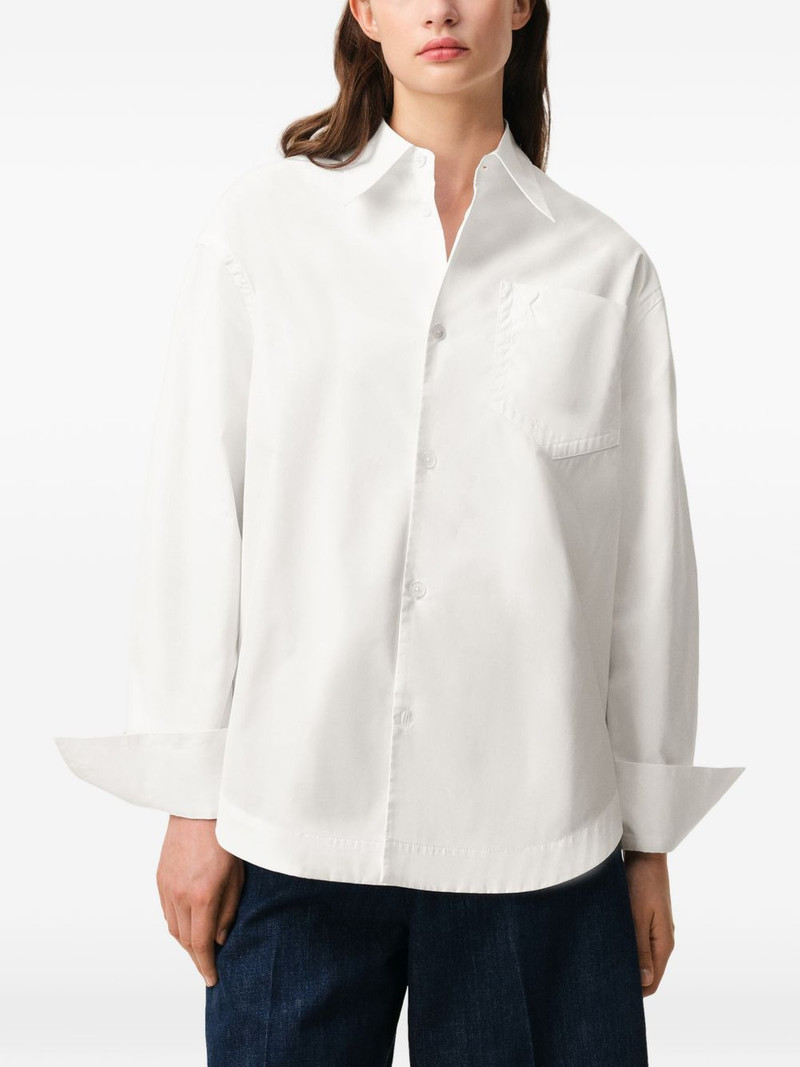 Ami De Coeur wide-fit pocket shirt 3