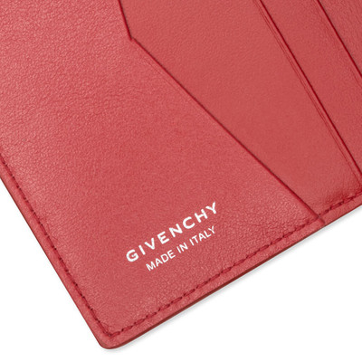 Givenchy GIVENCHY 6CC CARD HOLDER - RED outlook