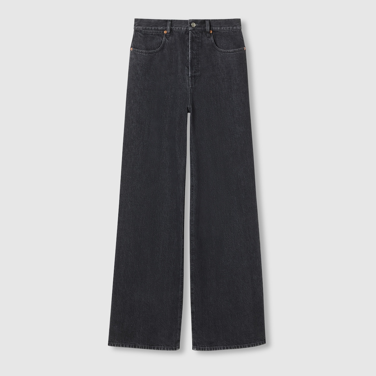 Wide leg denim pant - 1