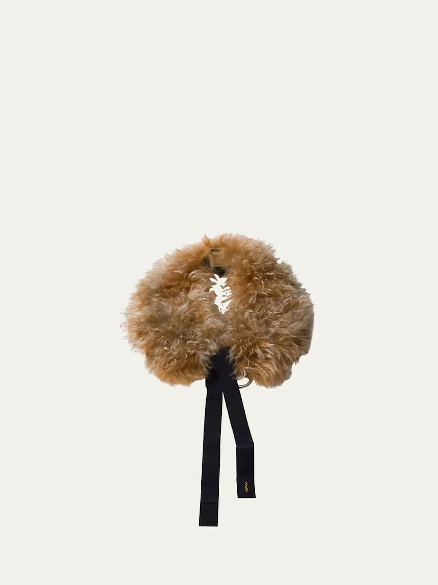 Mongolia Shearling Collar - 1