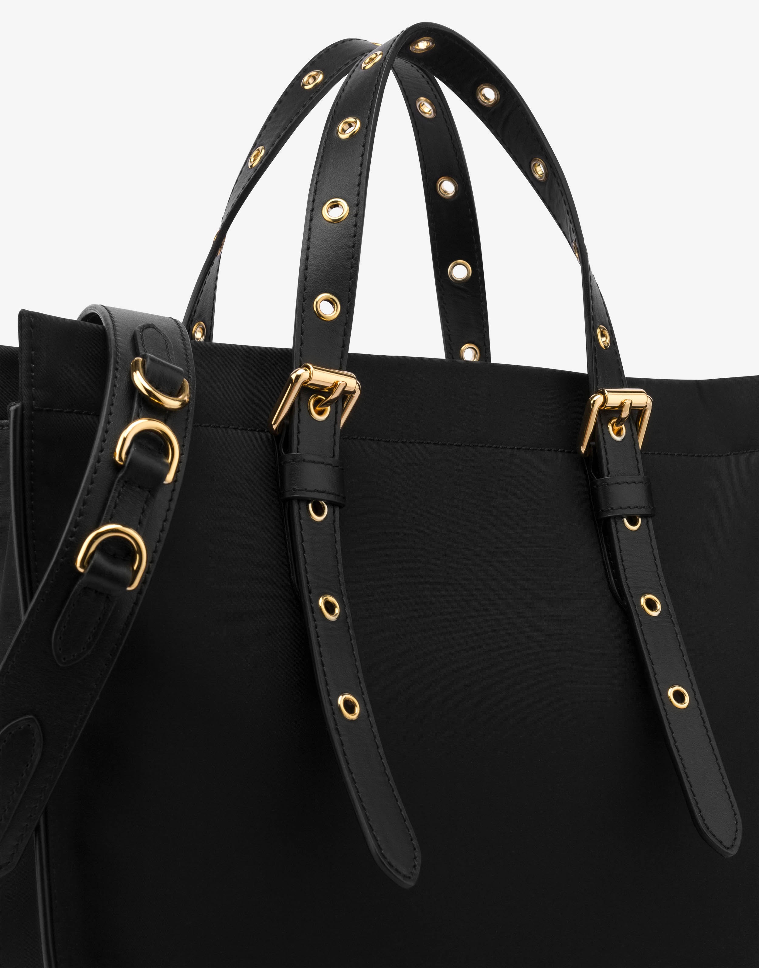 LOGO LETTERING NYLON SHOPPER - 4