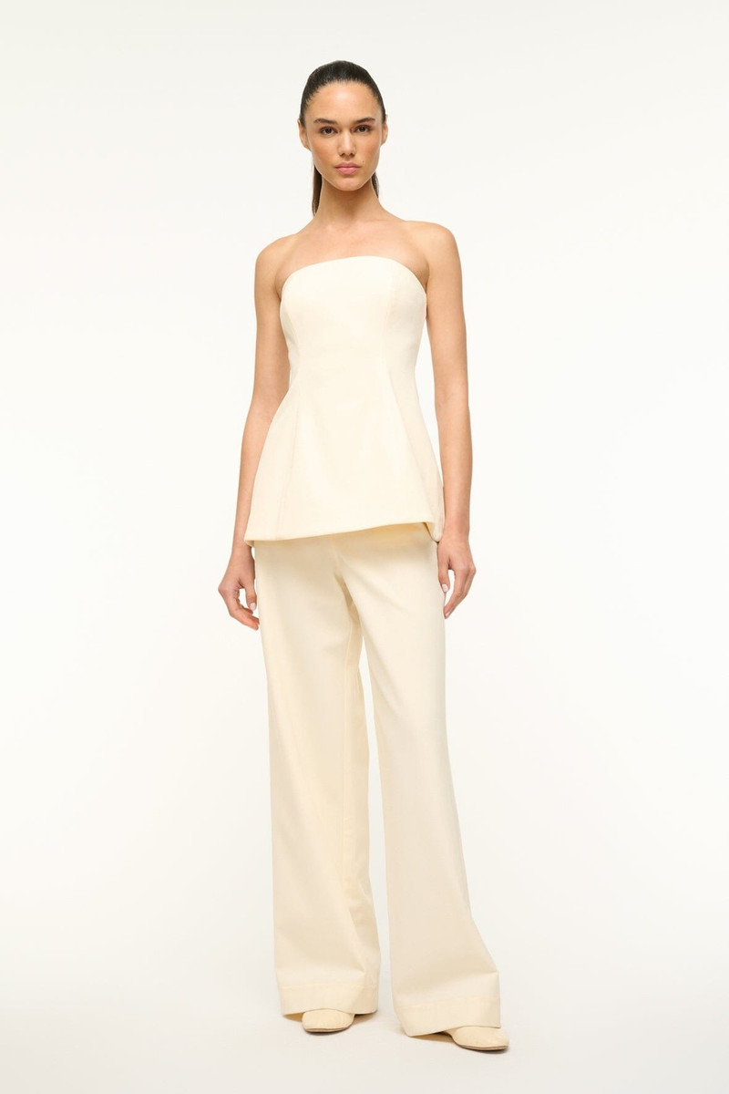 STAUD SILVIA TOP ECRU 3