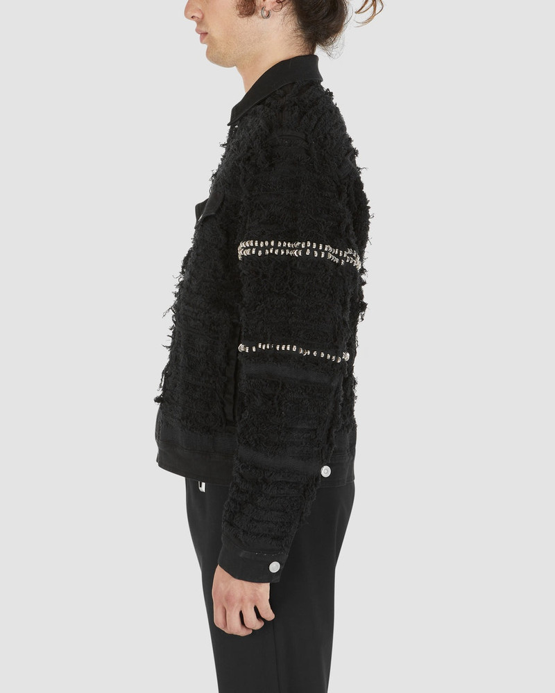 STUDDED DENIM JACKET BLACKMEANS 4