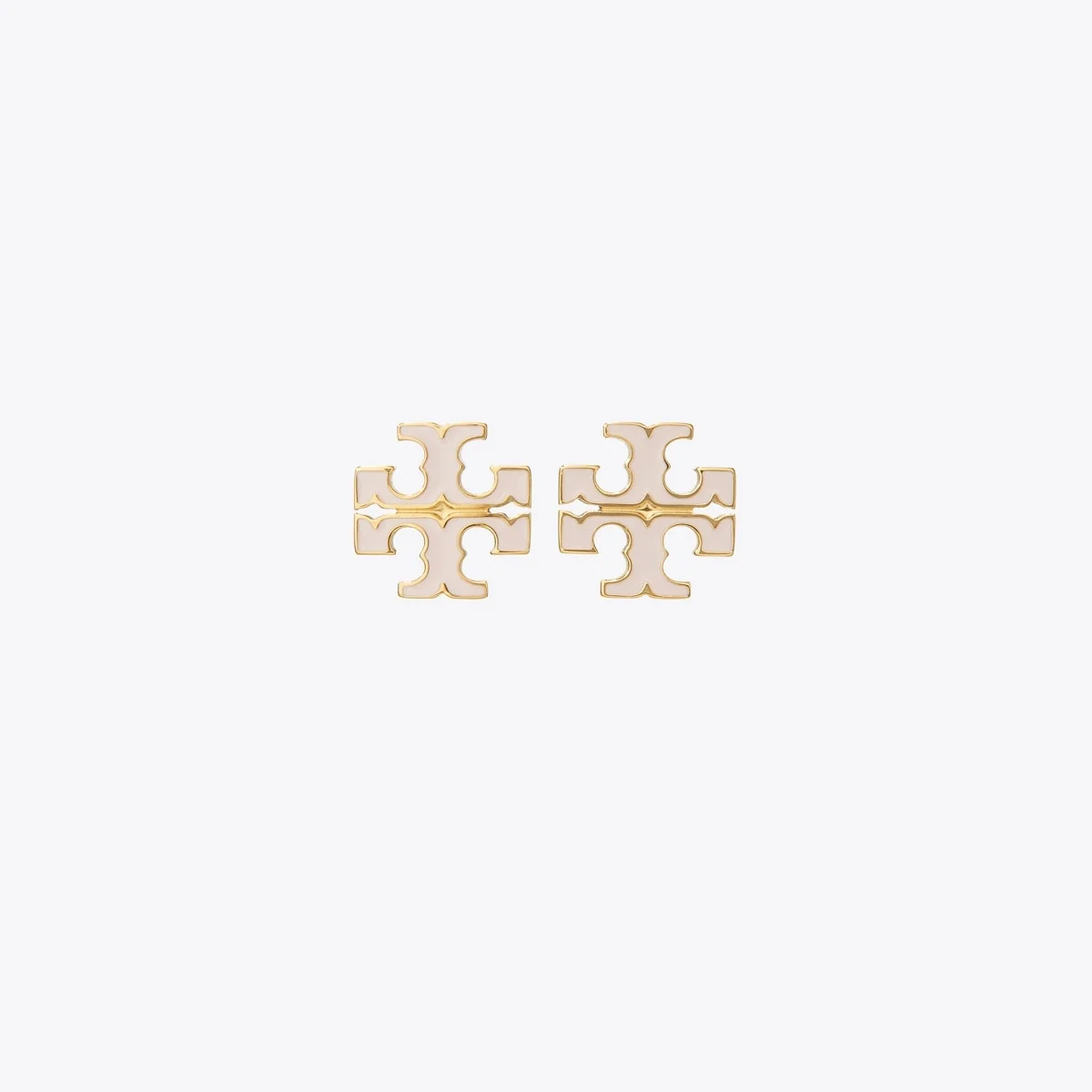 Small Icon Enamel Stud Earrings - 1