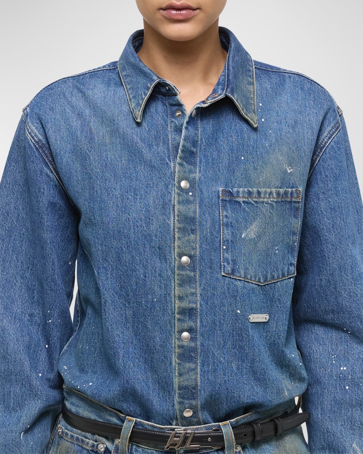 Denim Shirt Jacket - 5