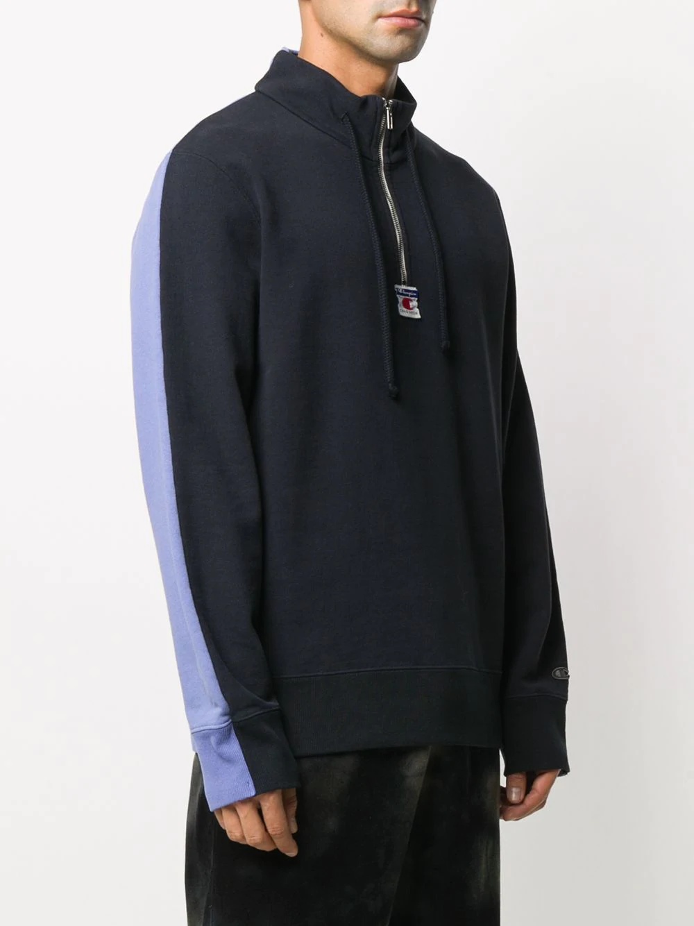 x Champion zip-front jersey sweatshirt - 3