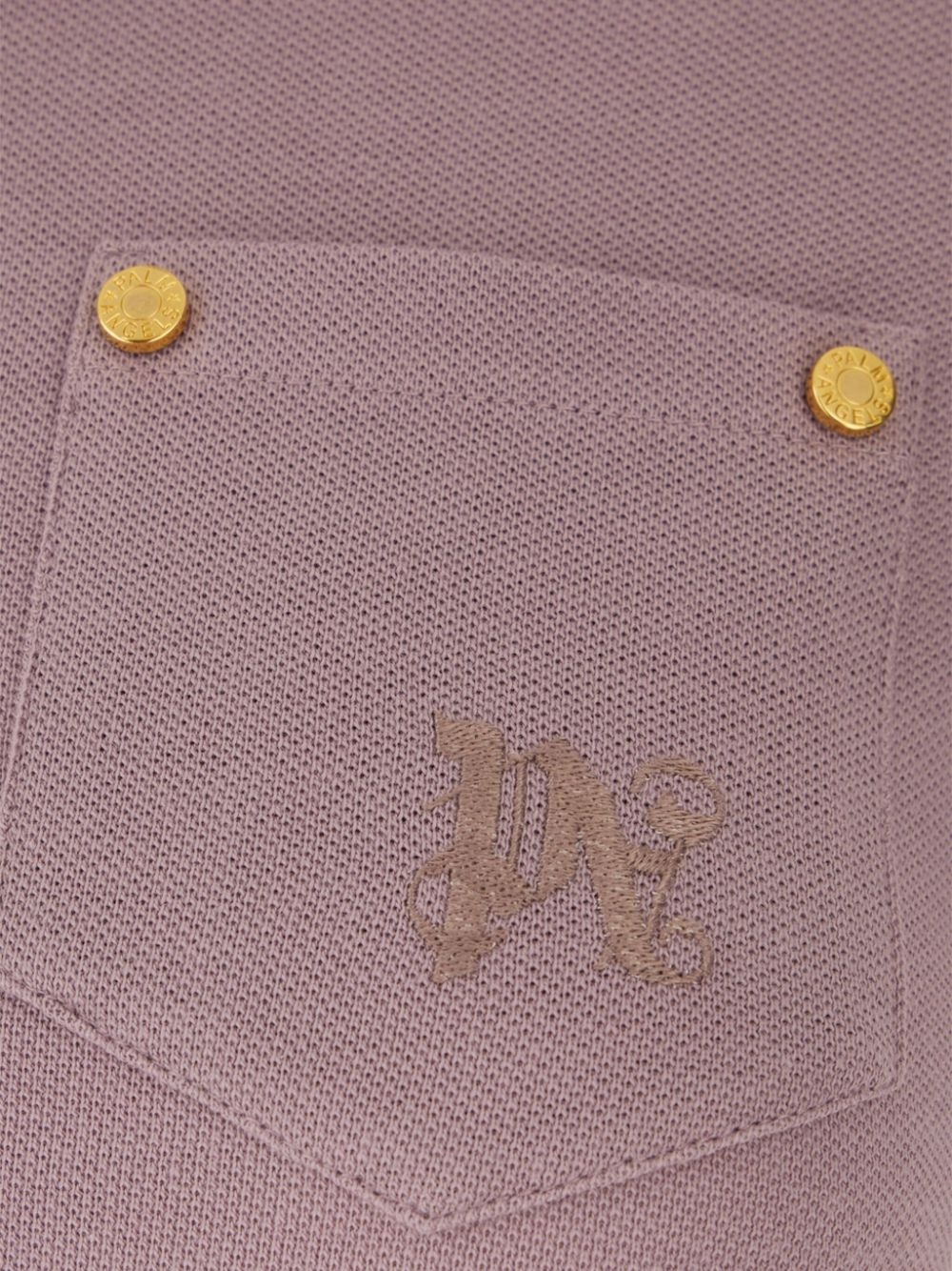 Mauve piquet polo dress - 3