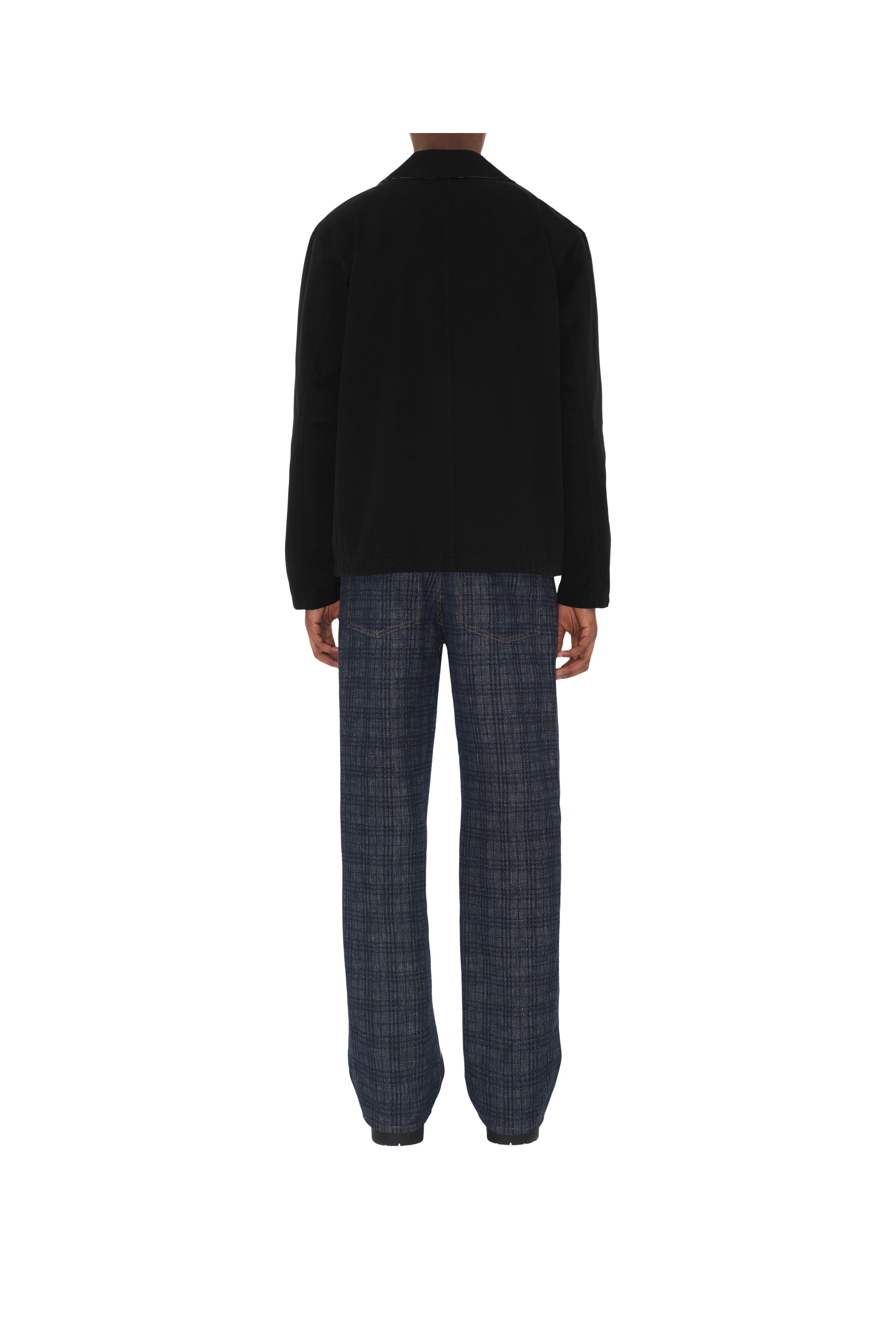 burberry Gabardine Coach Jacket in Black at Nordstrom - 4