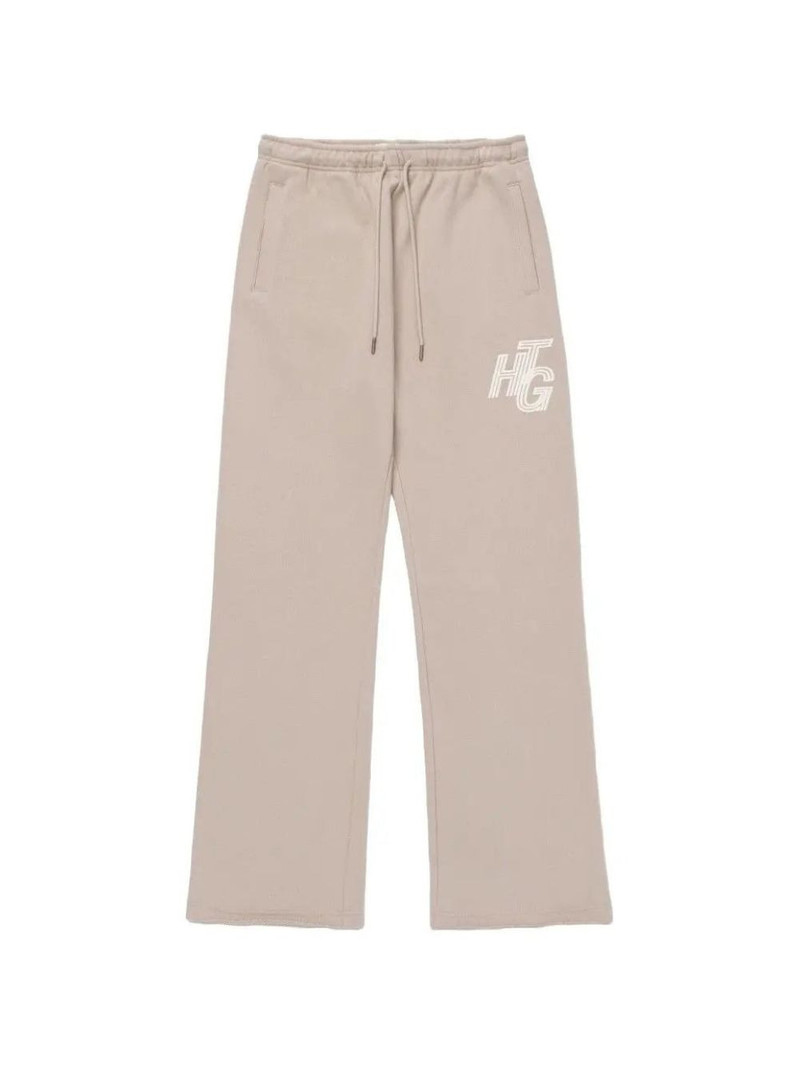 cotton elasticated-waist track pants 1