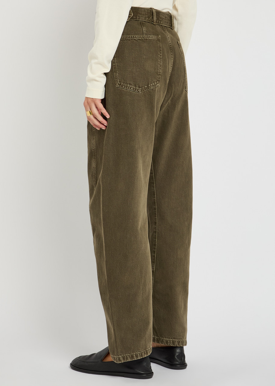 Lemaire Belted Barrel-leg Jeans - 3