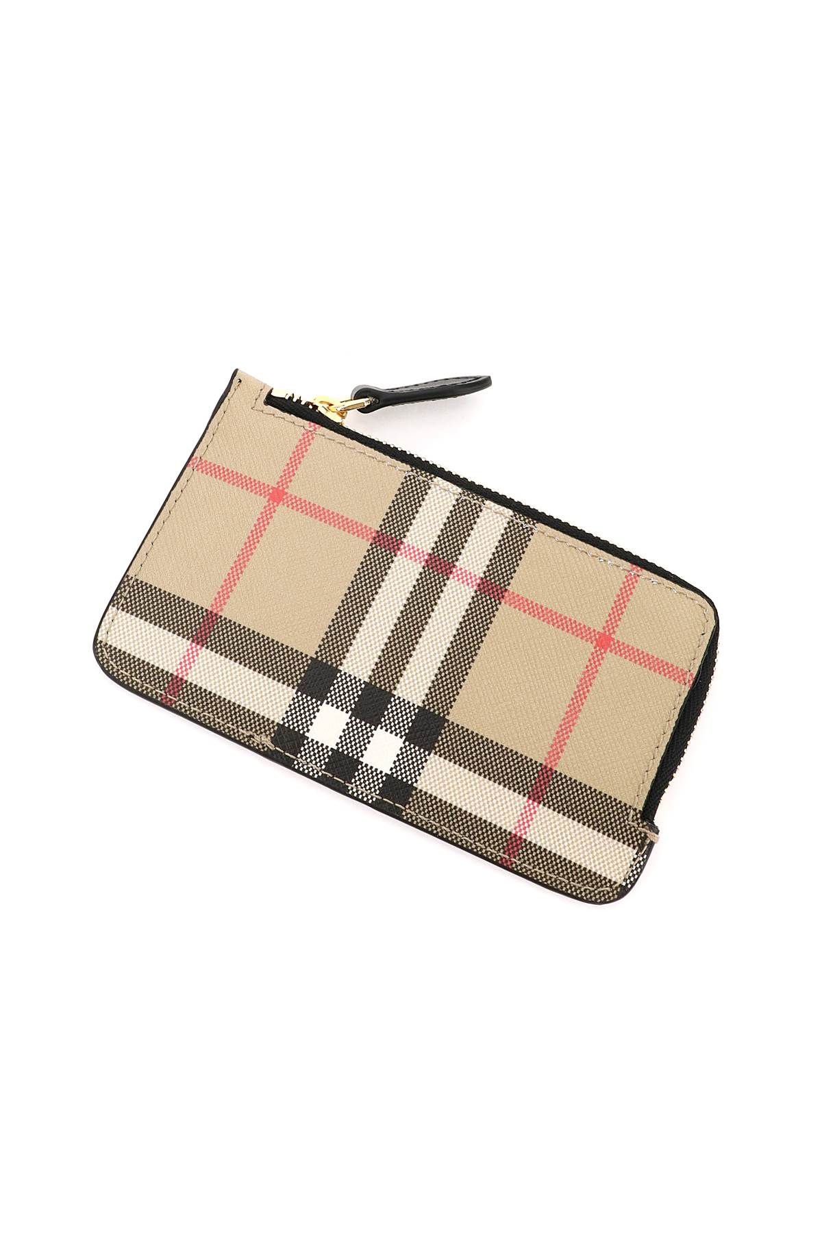 VINTAGE CHECK ZIPPED CARDHOLDER - 5