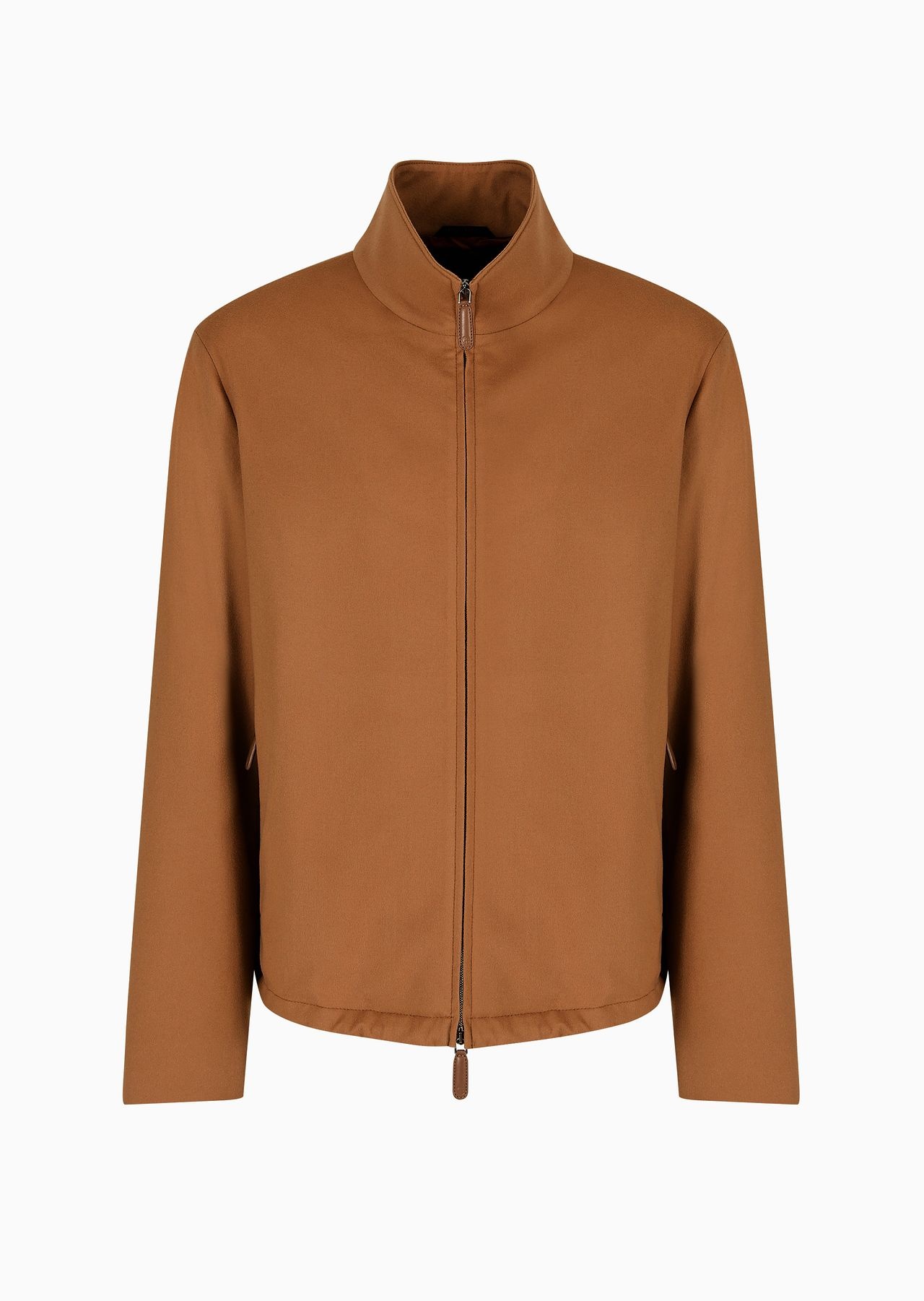 Giorgio Armani Vicuña blouson in lightweight pure vicuña cloth - 1