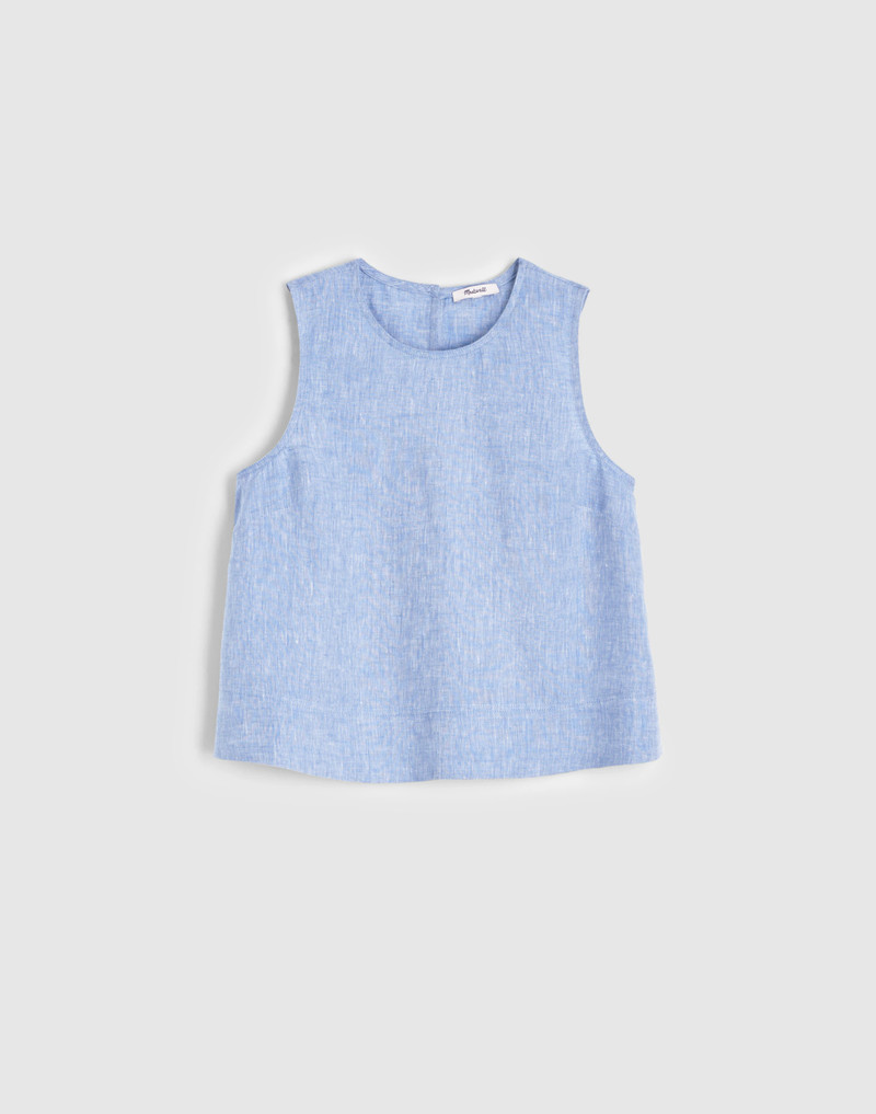 Shell Top in 100% Linen 1