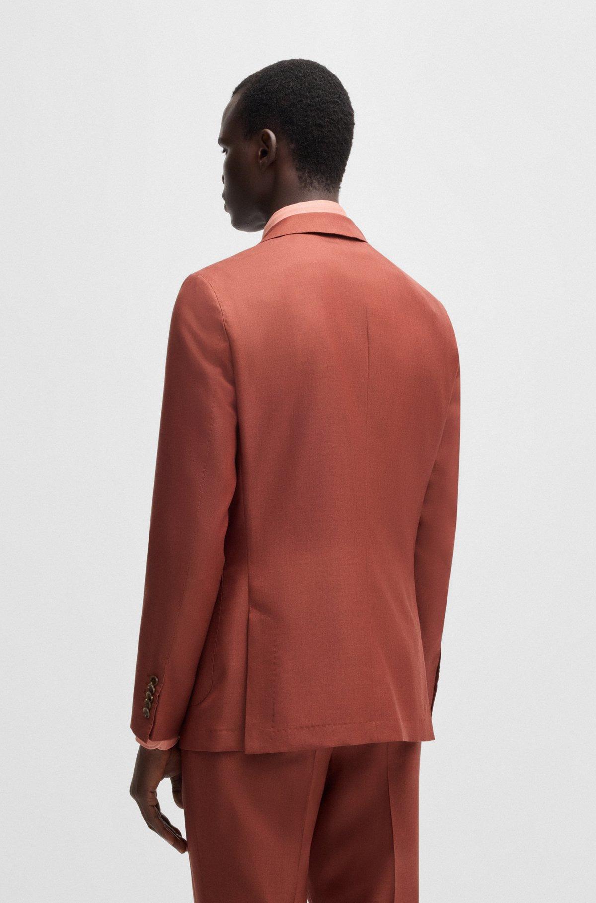 SLIM-FIT SUIT JACKET IN CASHMERE, WOOL AND SILK - 4