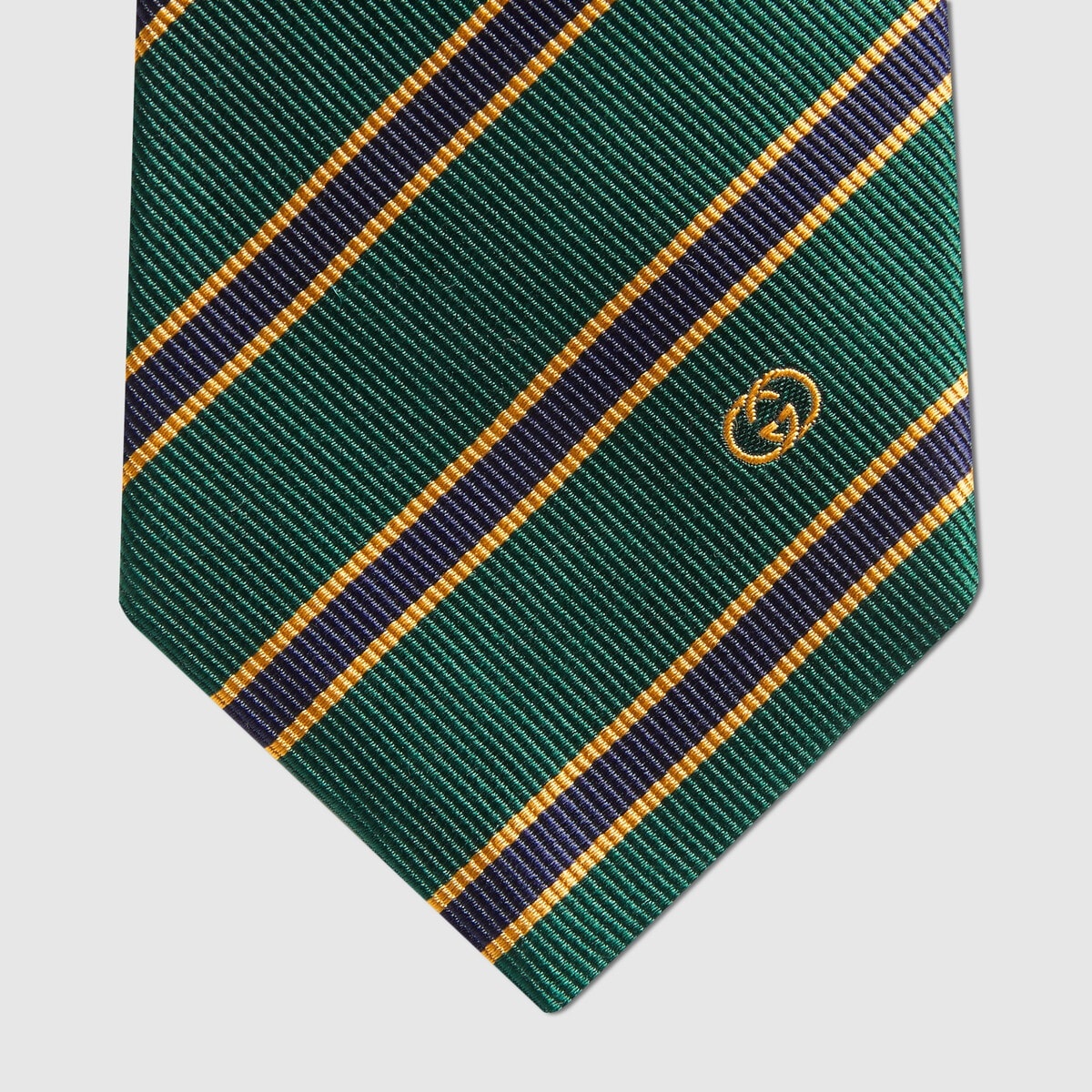 Striped silk tie - 4