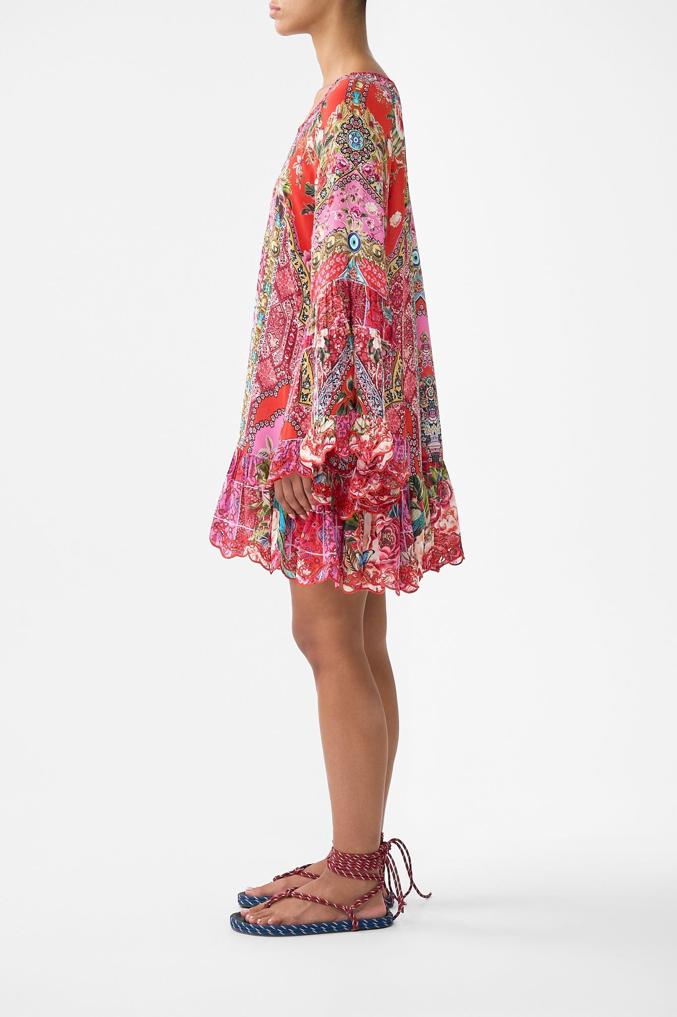 A-LINE FRILL DRESS - 4