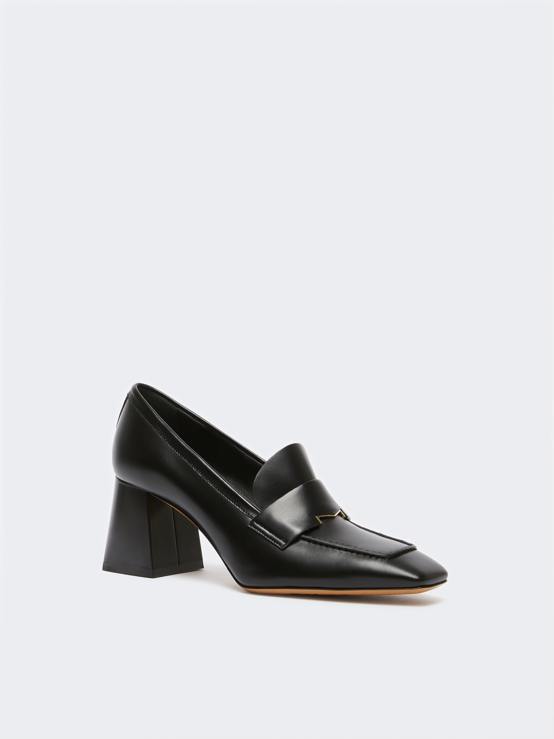 HREGENTMOC Leather loafers with heel - 2