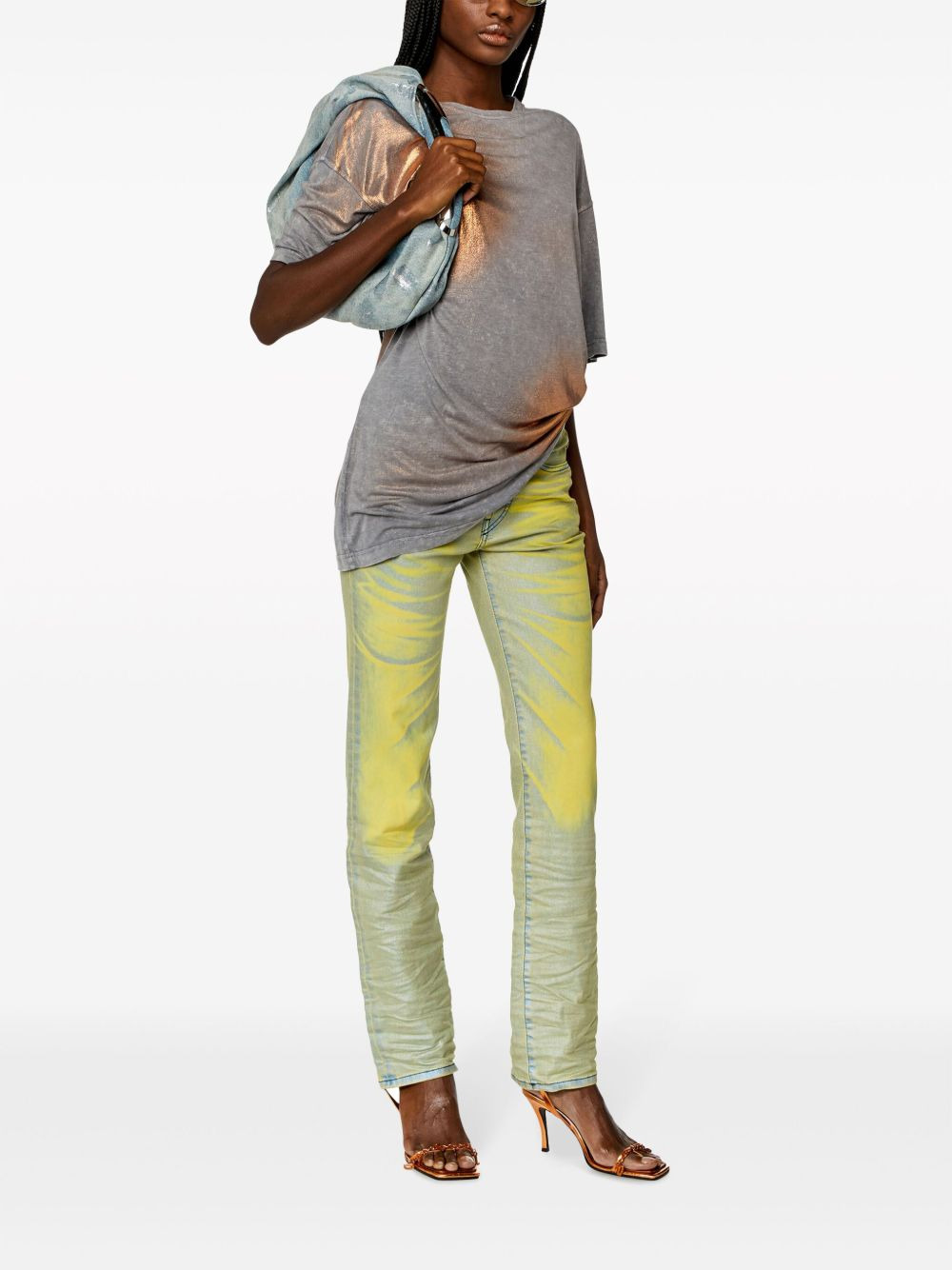 1989 D-Mine-S mid-rise straight-leg jeans - 2