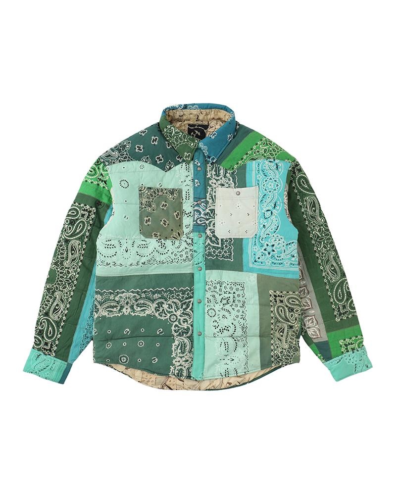 KERCHIEF DOWN JKT GREEN - 1