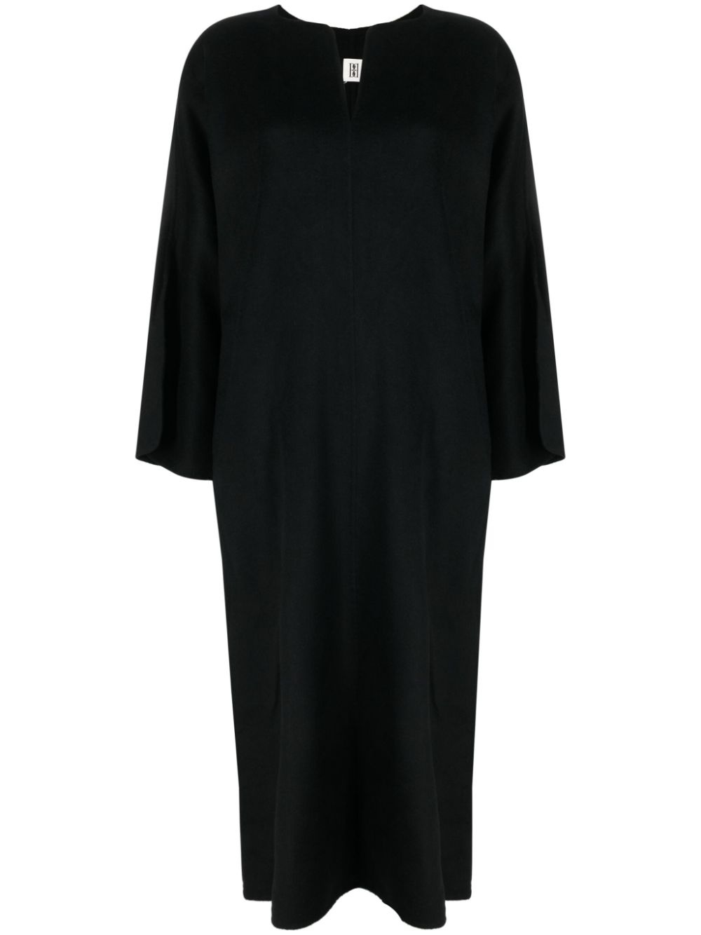 Cais long-sleeve wool midi dress - 1