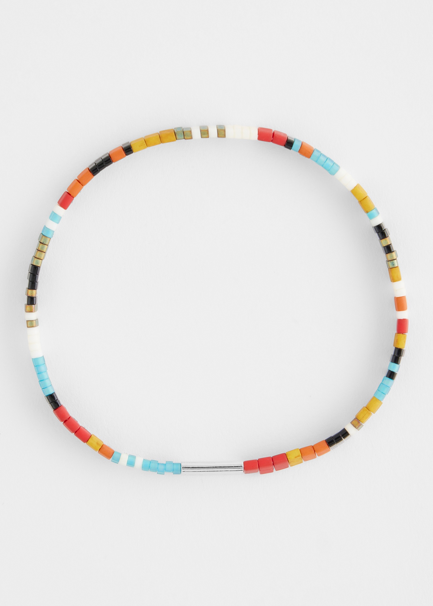 'Signature Stripe' Flat Bead Bracelet - 3