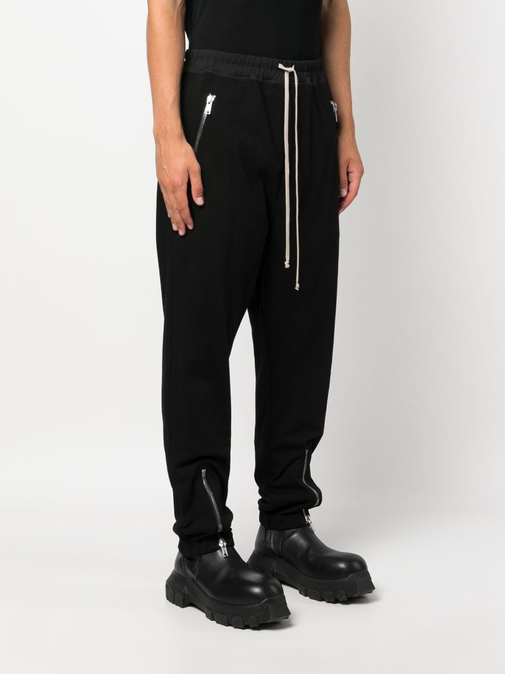 Rick Owens Tecuatl stretch-cotton track pants | REVERSIBLE