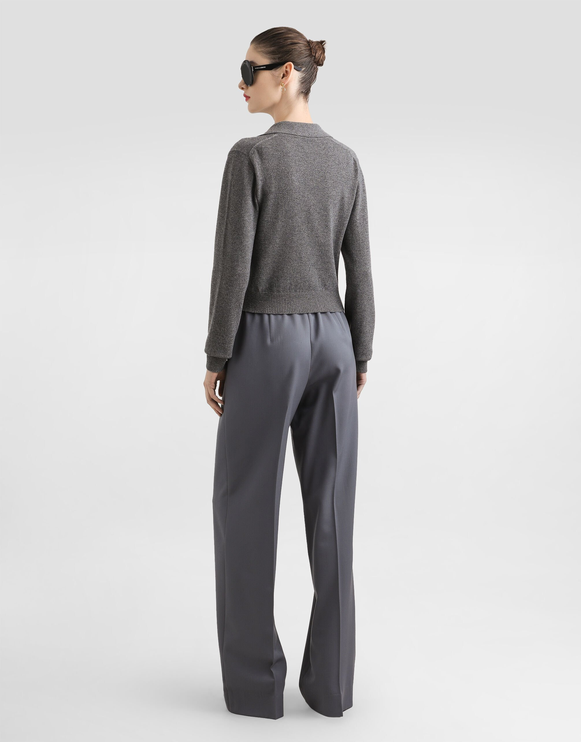 Cashmere polo pullover - 5