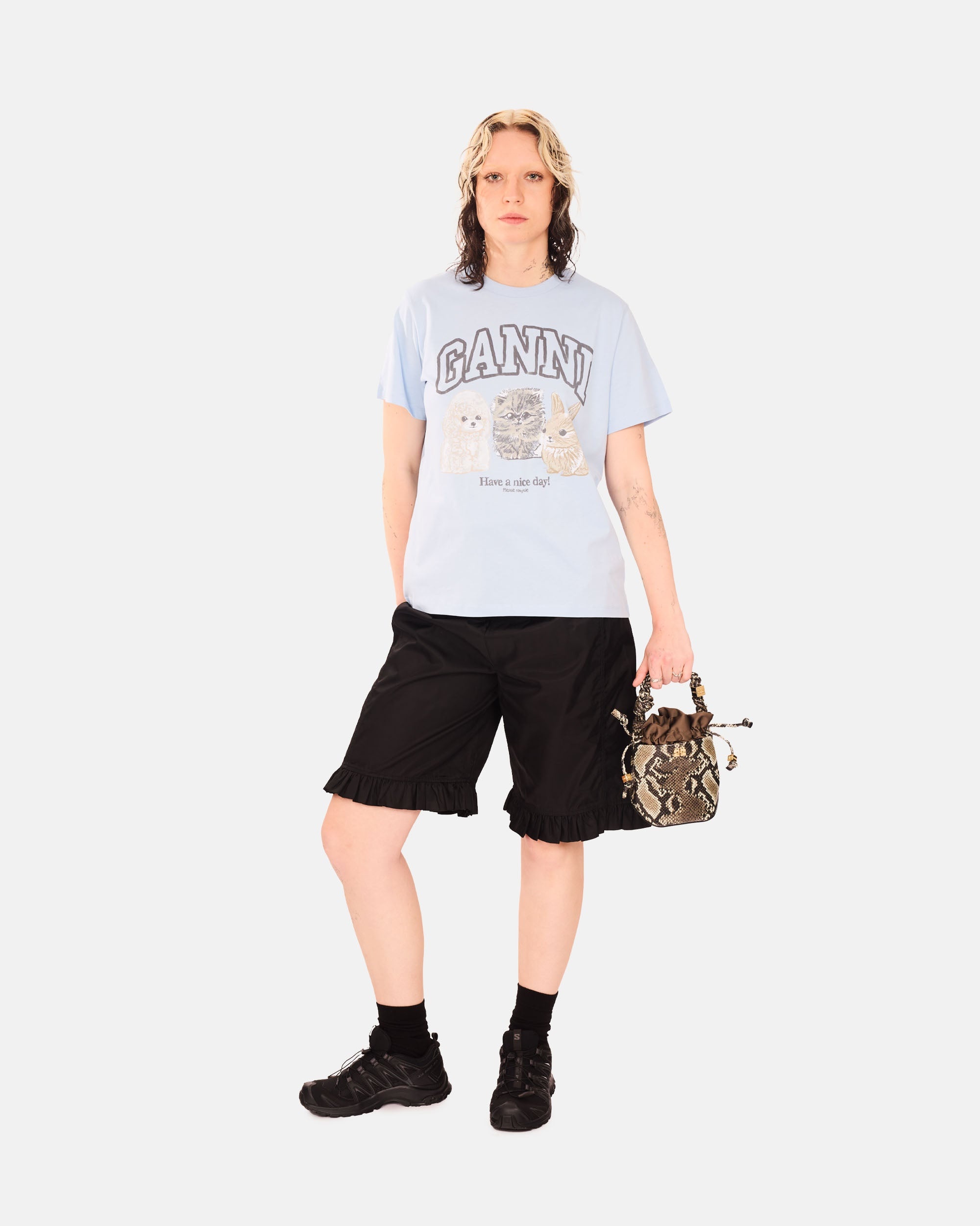 Basic Cotton Jersey Animals Relaxed T-shirt - 6