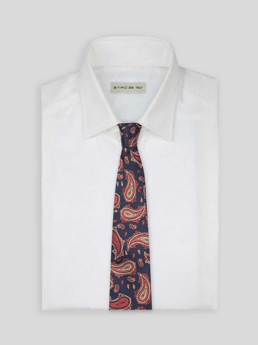 PAISLEY SILK JACQUARD TIE - 2