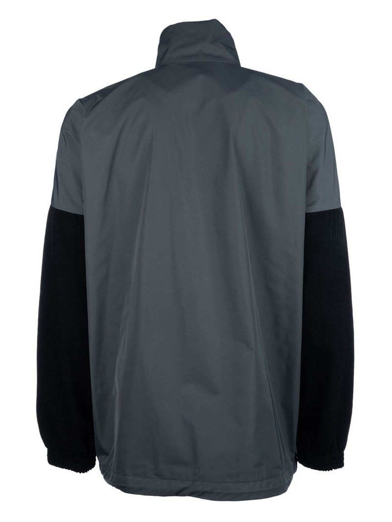 BALENCIAGA logo-print jacket outlook