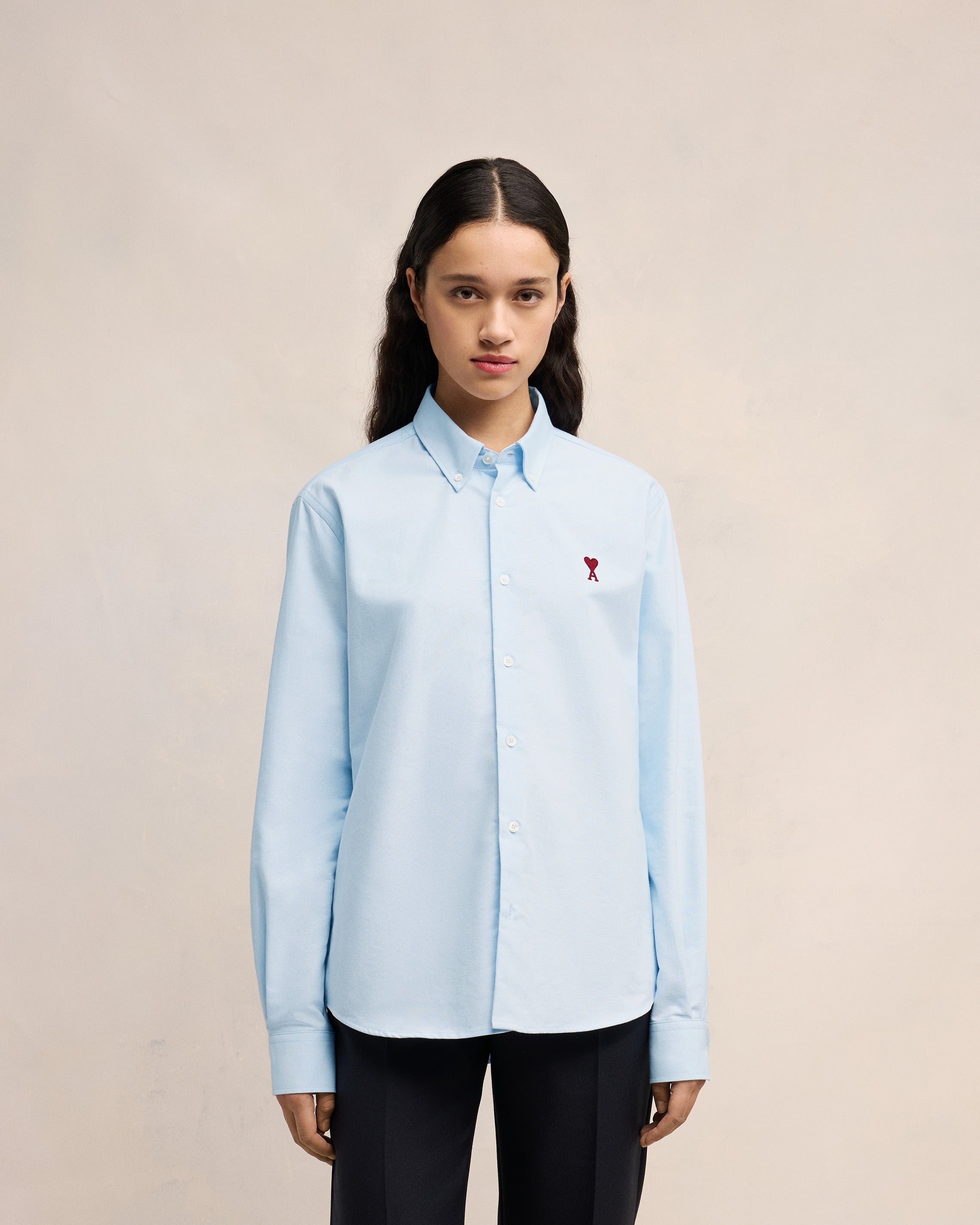 AMI Paris BUTTON-DOWN AMI DE COEUR SHIRT | REVERSIBLE