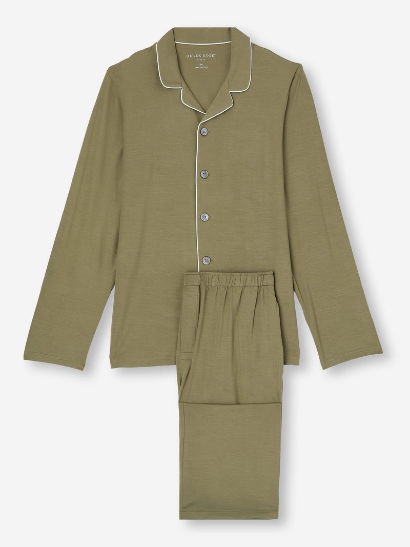 Men's Pajamas Basel Micro Modal Stretch Khaki - 1
