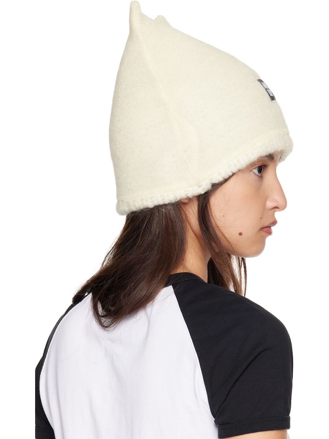 SSENSE Exclusive Off-White Rave Beanie - 3