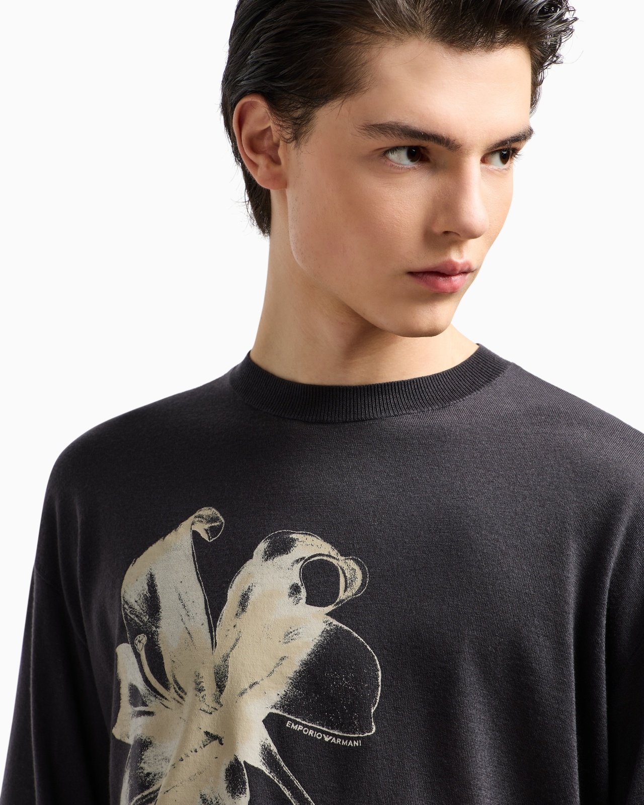 ASV WOOL-LYOCELL BLEND JUMPER WITH FLOWER PRINT - 5