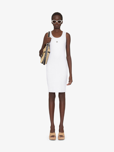 Givenchy TANK DRESS IN COTTON WITH 4G DETAIL outlook