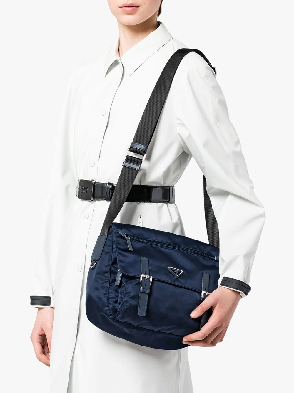 grosgrain strap shoulder bag - 2