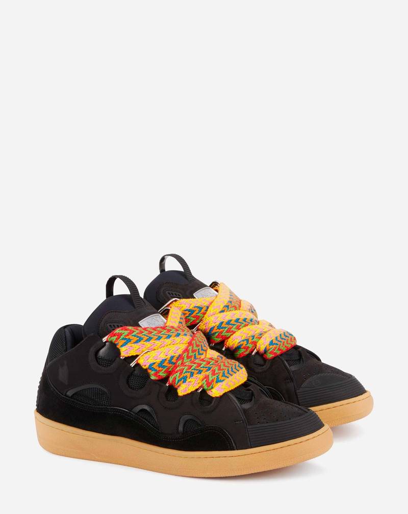 Lanvin LEATHER CURB SNEAKERS outlook