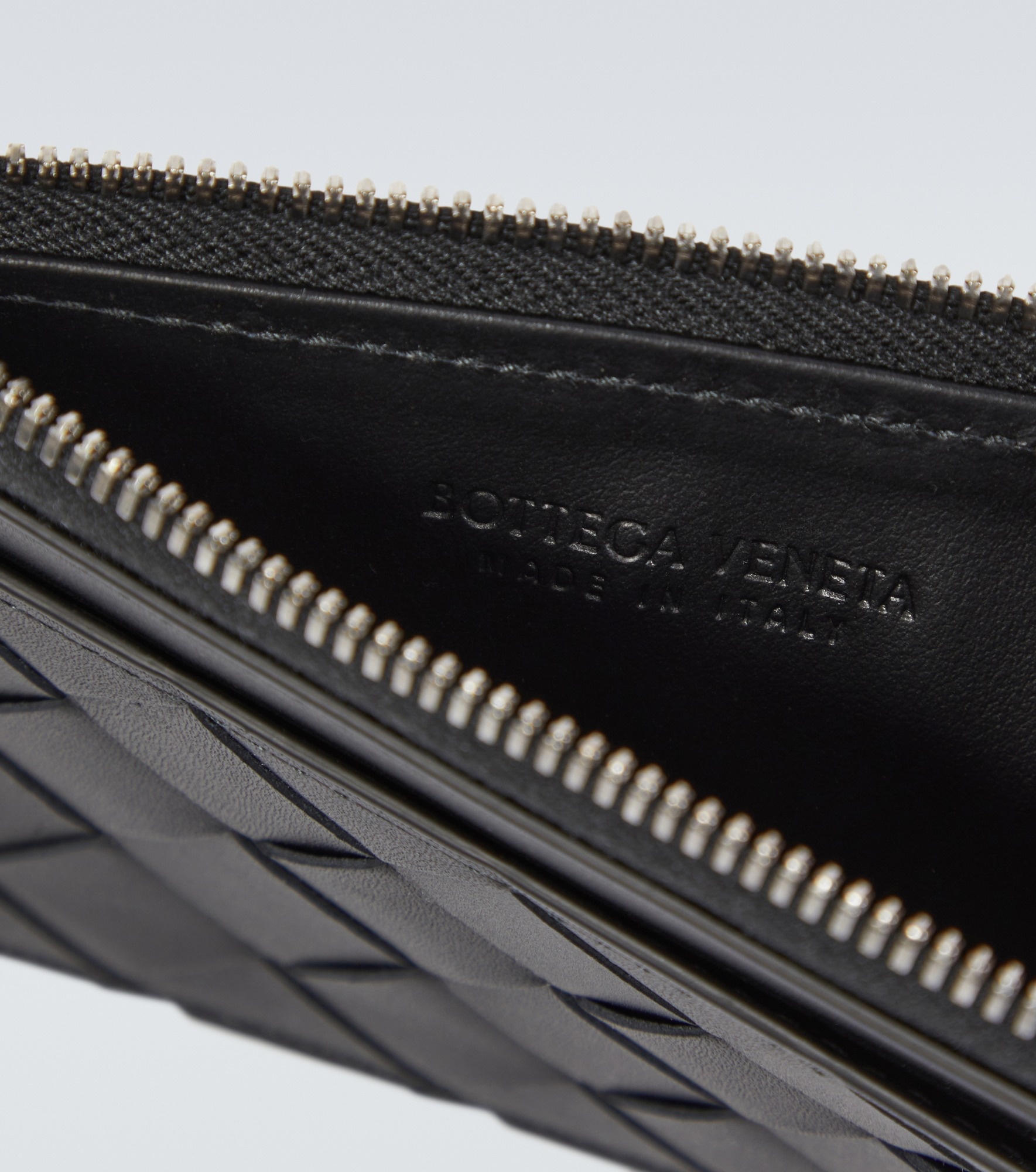 Intrecciato leather wallet - 2