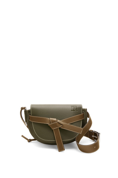 Loewe Large Gate bumbag in suede and calfkin outlook