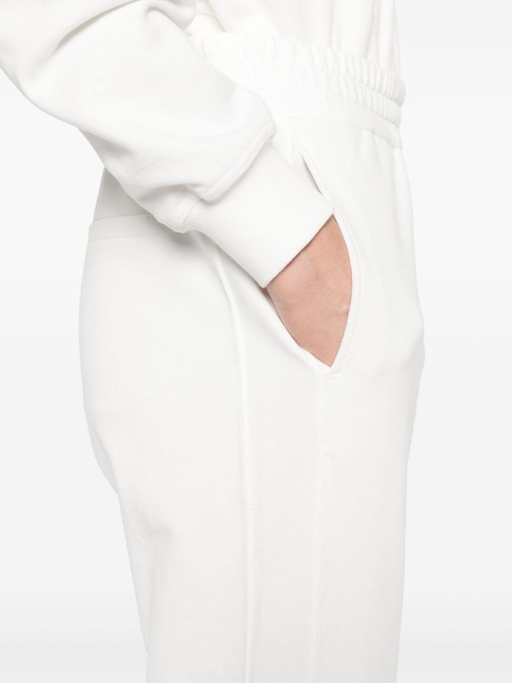 elasticated-waistband track pants - 5