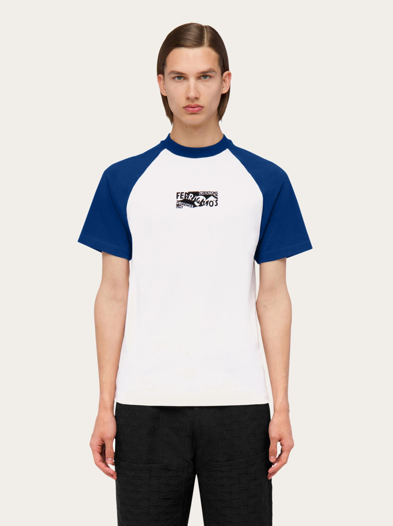 FERRAGAMO Flocked print t-shirt outlook
