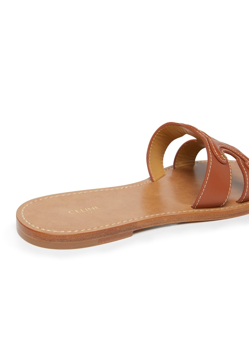 CELINE Celine Triomphe mule in calfskin | 24s | REVERSIBLE