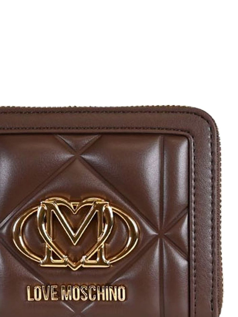 Moschino logo-plaque wallet outlook
