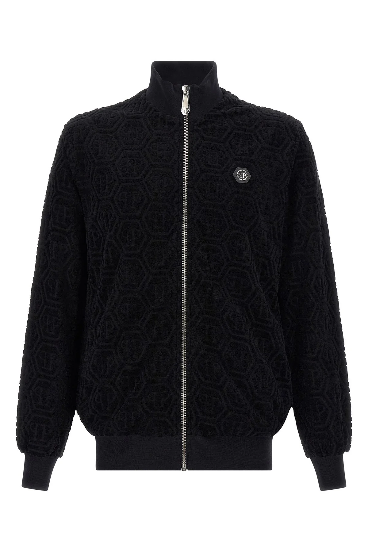 Jacquard monogram sweatshirt - 1