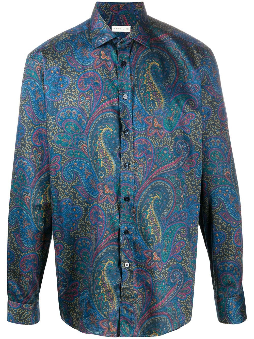 paisley print shirt - 1