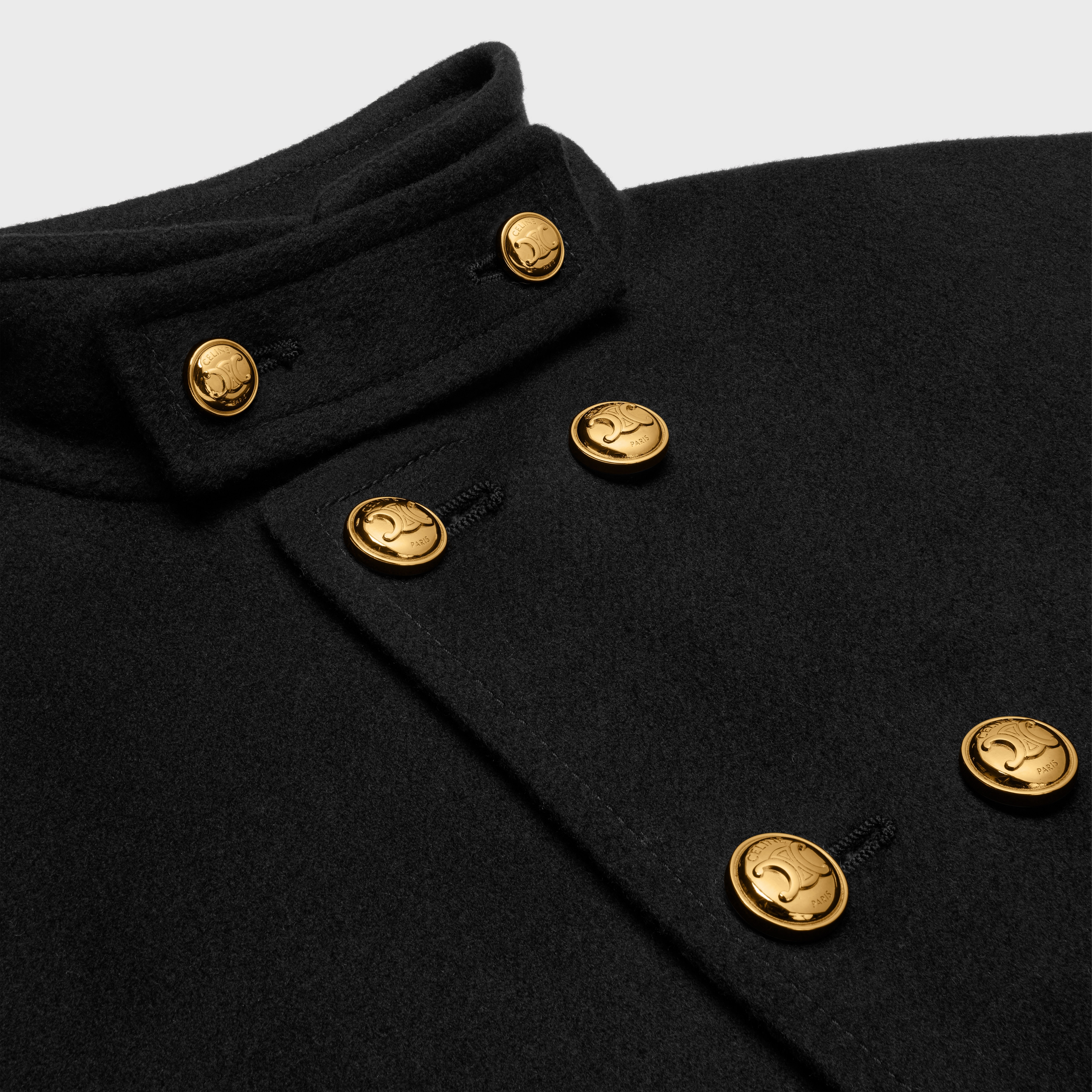 CELINE EGG COAT IN DOUBLE FACE WOOL コート CELINE egg coat in double face wool | REVERSIBLE