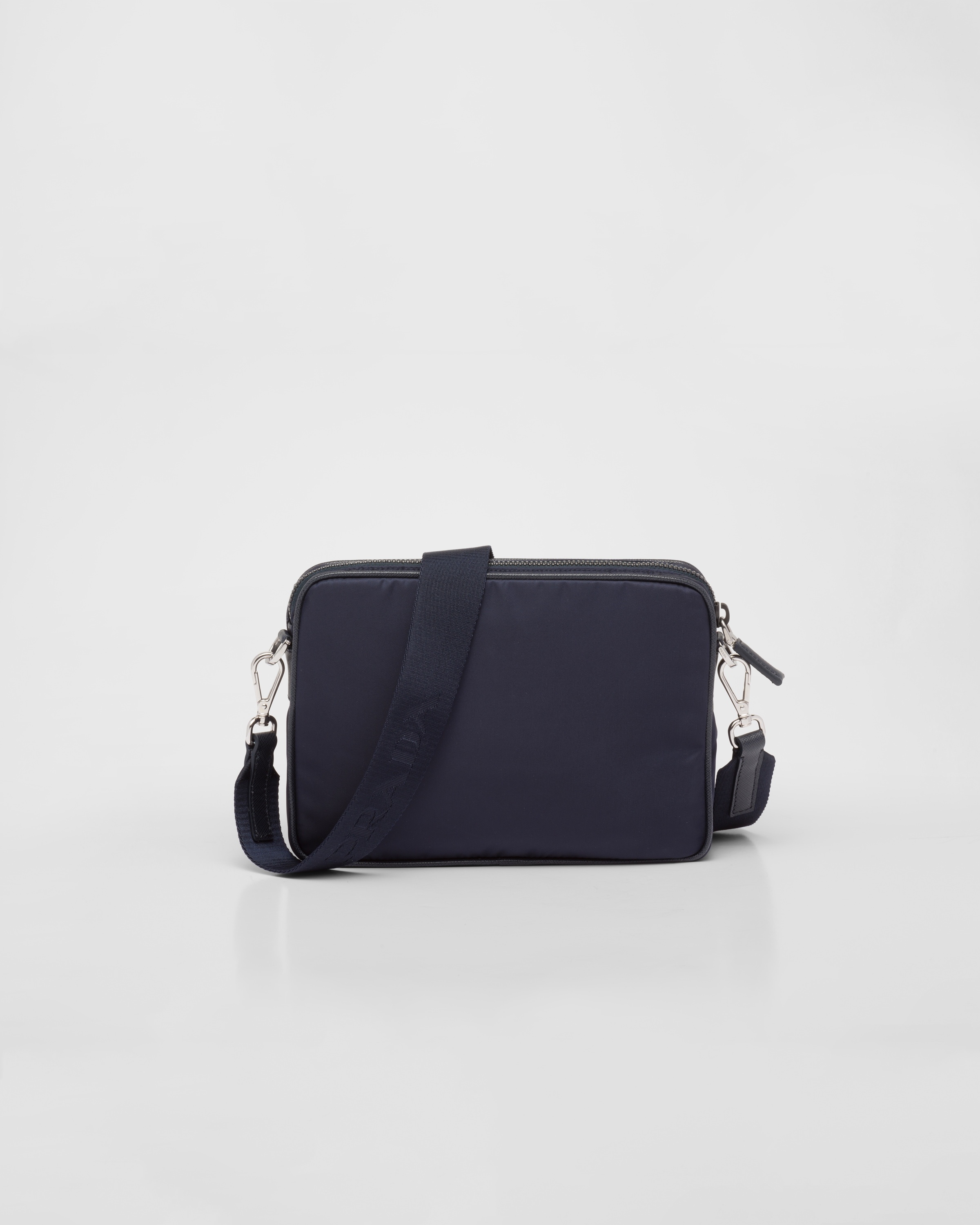 Re-Nylon and Saffiano leather shoulder bag - 4